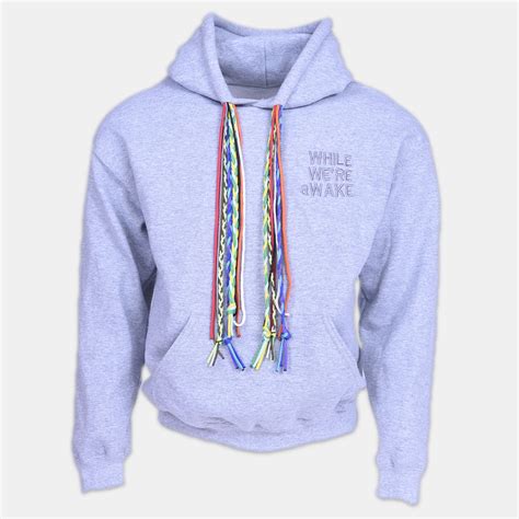 grey hoodie white strings|grey hoodie string replacement.